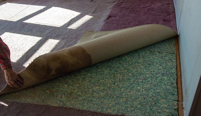 Replacing carpet