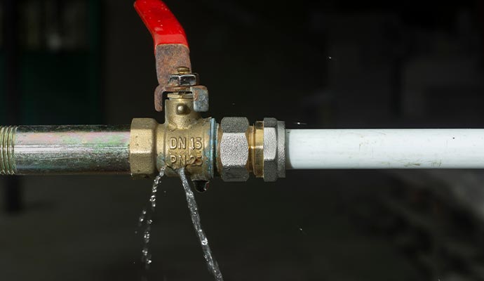 Plumbing leak