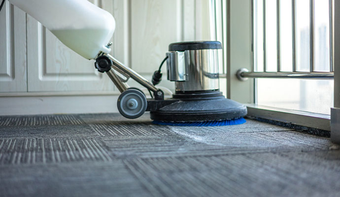 Encapsulation carpet cleaning service