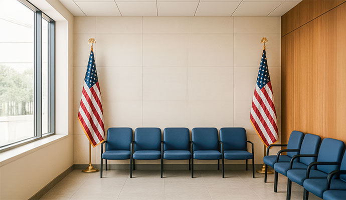 Neat and clean government office