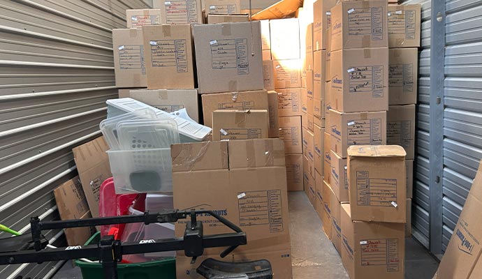Packed out contents
