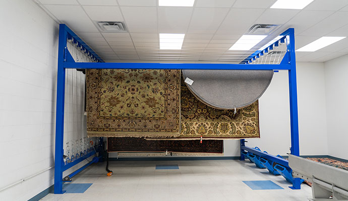 Commercial Rug Storage Area Rug Storage Service in Dayton, Ohio