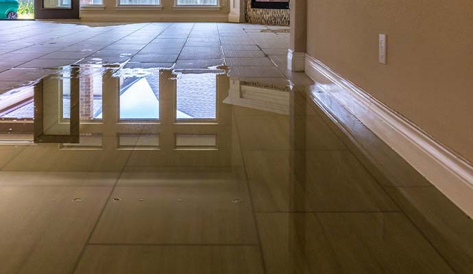 Indoor Water Damage Restoration Flooding
