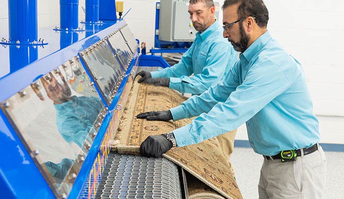 Professional area rug cleaning machine