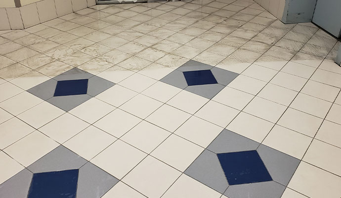 Vct Vinyl Tile Floor Cleaning By Teasdale Fenton In Dayton Ohio